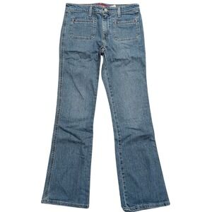 VTG Levi's Juniors 9 Jeans Low Stretch Flare‎ Boot Vintage Early 2000s Y2K